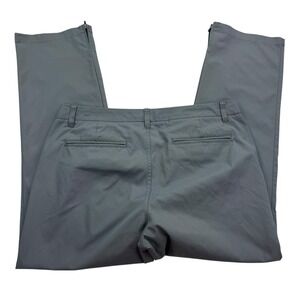 Bonobos Maide Pants Mens 36x30 Gray Straight Leg Ankle Zip Golf Casual